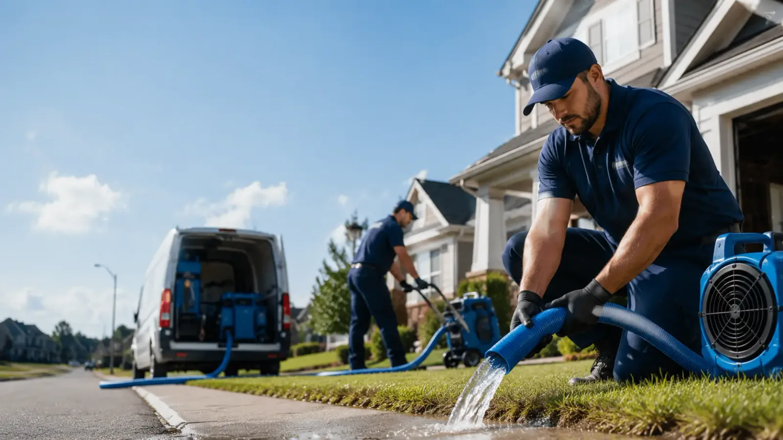 Flood Damage Restoration in Shade, OH